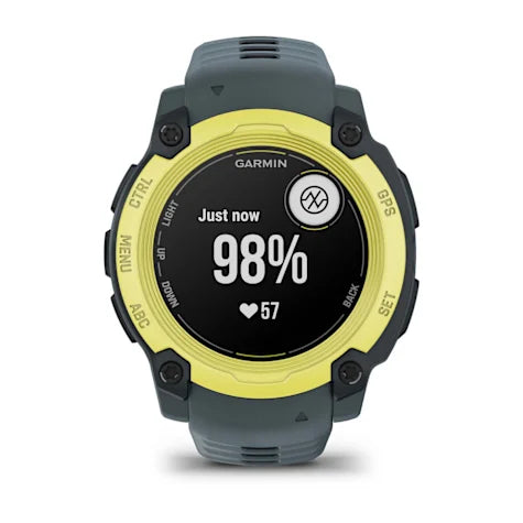 GARMIN Instinct E, 40mm Electric Lime with Twilight Band Smartwatch (Unisex)