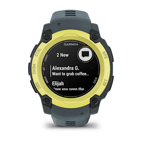 GARMIN Instinct E, 40mm Electric Lime with Twilight Band Smartwatch (Unisex)