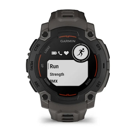 GARMIN Instinct E, 45mm Black with Charcoal Band Smartwatch (Unisex)