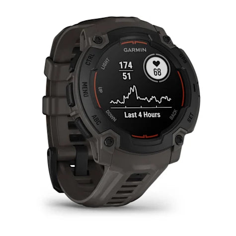 GARMIN Instinct E, 45mm Black with Charcoal Band Smartwatch (Unisex)