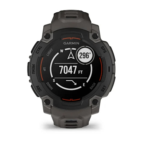 GARMIN Instinct E, 45mm Black with Charcoal Band Smartwatch (Unisex)