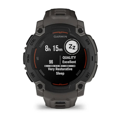 GARMIN Instinct E, 45mm Black with Charcoal Band Smartwatch (Unisex)