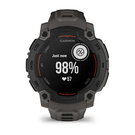 GARMIN Instinct E, 45mm Black with Charcoal Band Smartwatch (Unisex)