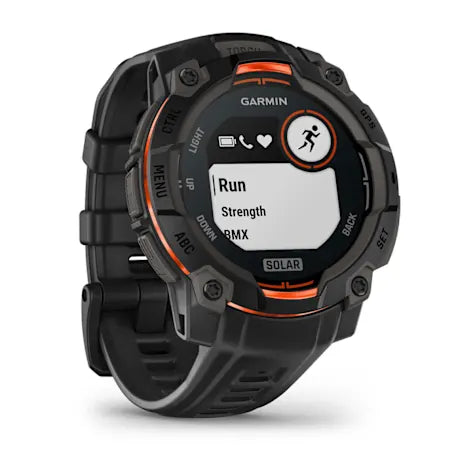 GARMIN Instinct 3, 45mm Solar Black with Black Band Smartwatch (Unisex)