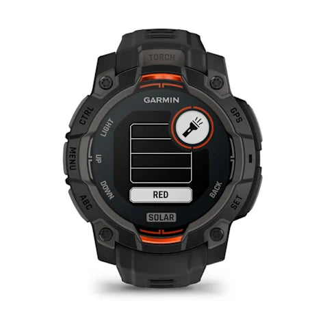 GARMIN Instinct 3, 45mm Solar Black with Black Band Smartwatch (Unisex)