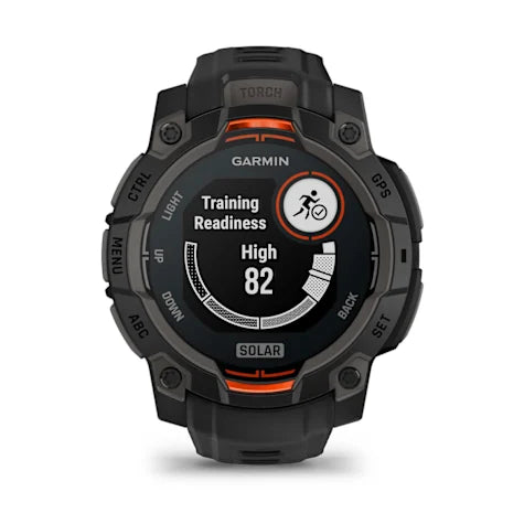 GARMIN Instinct 3, 45mm Solar Black with Black Band Smartwatch (Unisex)