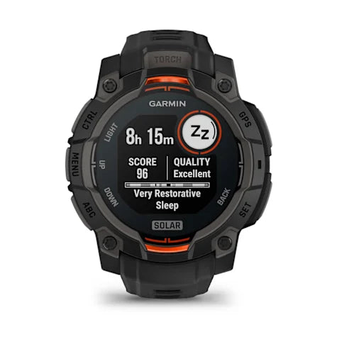 GARMIN Instinct 3, 45mm Solar Black with Black Band Smartwatch (Unisex)