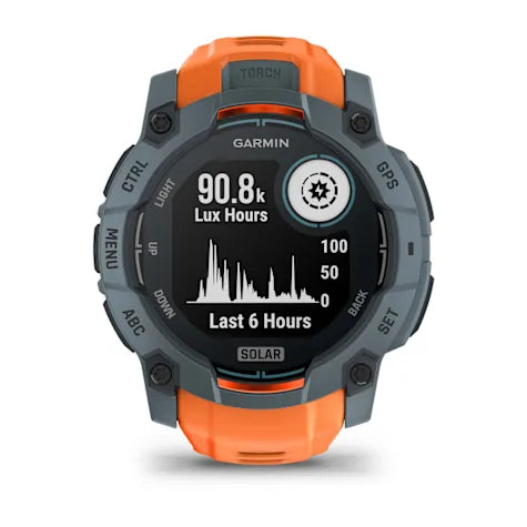 GARMIN Instinct 3, 50mm Solar Twilight with Solstice Band Smartwatch (Unisex)