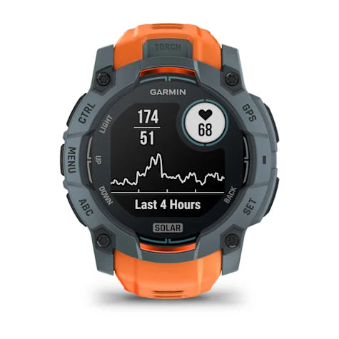 GARMIN Instinct 3, 50mm Solar Twilight with Solstice Band Smartwatch (Unisex)