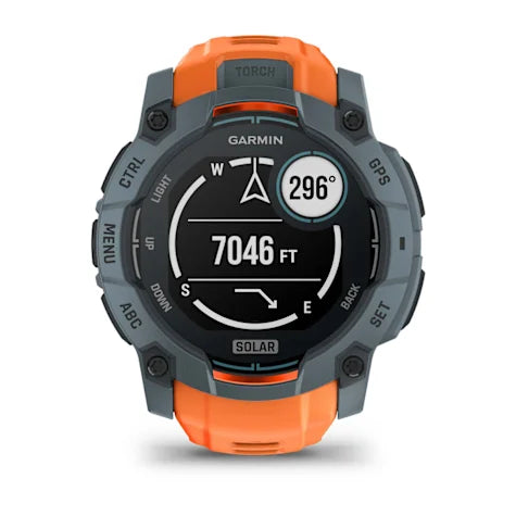 GARMIN Instinct 3, 50mm Solar Twilight with Solstice Band Smartwatch (Unisex)