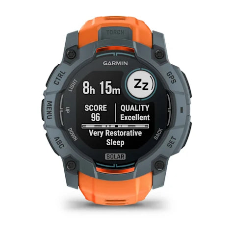 GARMIN Instinct 3, 50mm Solar Twilight with Solstice Band Smartwatch (Unisex)