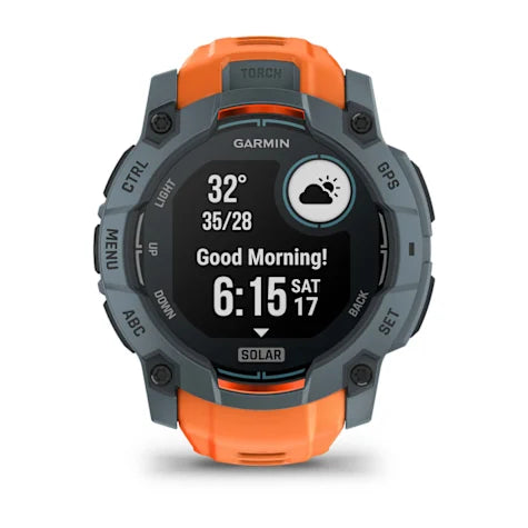 GARMIN Instinct 3, 50mm Solar Twilight with Solstice Band Smartwatch (Unisex)