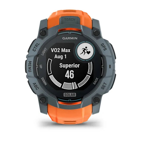 GARMIN Instinct 3, 50mm Solar Twilight with Solstice Band Smartwatch (Unisex)