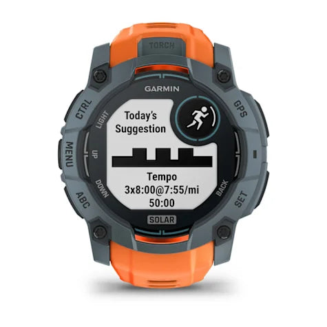 GARMIN Instinct 3, 50mm Solar Twilight with Solstice Band Smartwatch (Unisex)