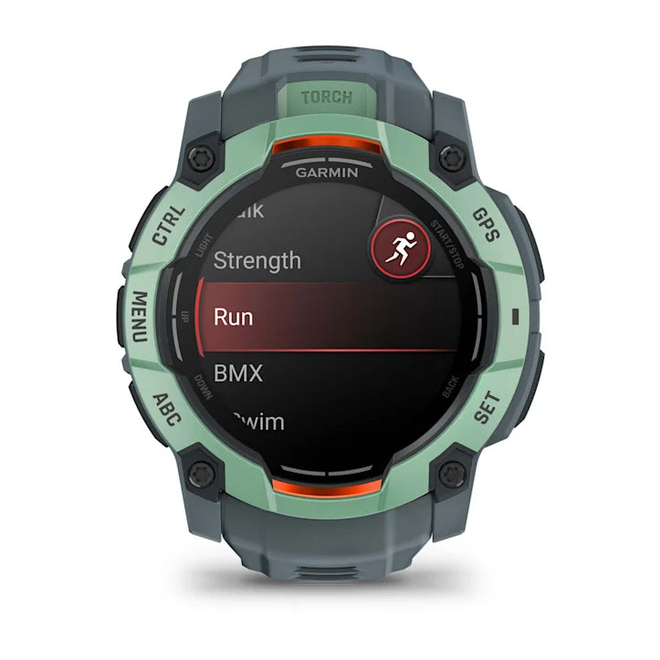 GARMIN Instinct 3, 50mm AMOLED Neo Tropic with Twilight Band Smartwatch (Unisex)