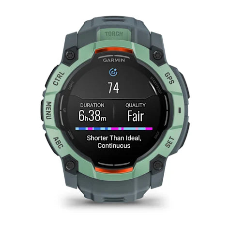 GARMIN Instinct 3, 50mm AMOLED Neo Tropic with Twilight Band Smartwatch (Unisex)
