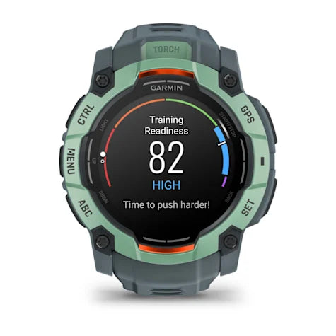 GARMIN Instinct 3, 50mm AMOLED Neo Tropic with Twilight Band Smartwatch (Unisex)