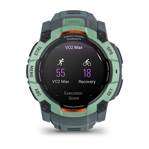 GARMIN Instinct 3, 50mm AMOLED Neo Tropic with Twilight Band Smartwatch (Unisex)