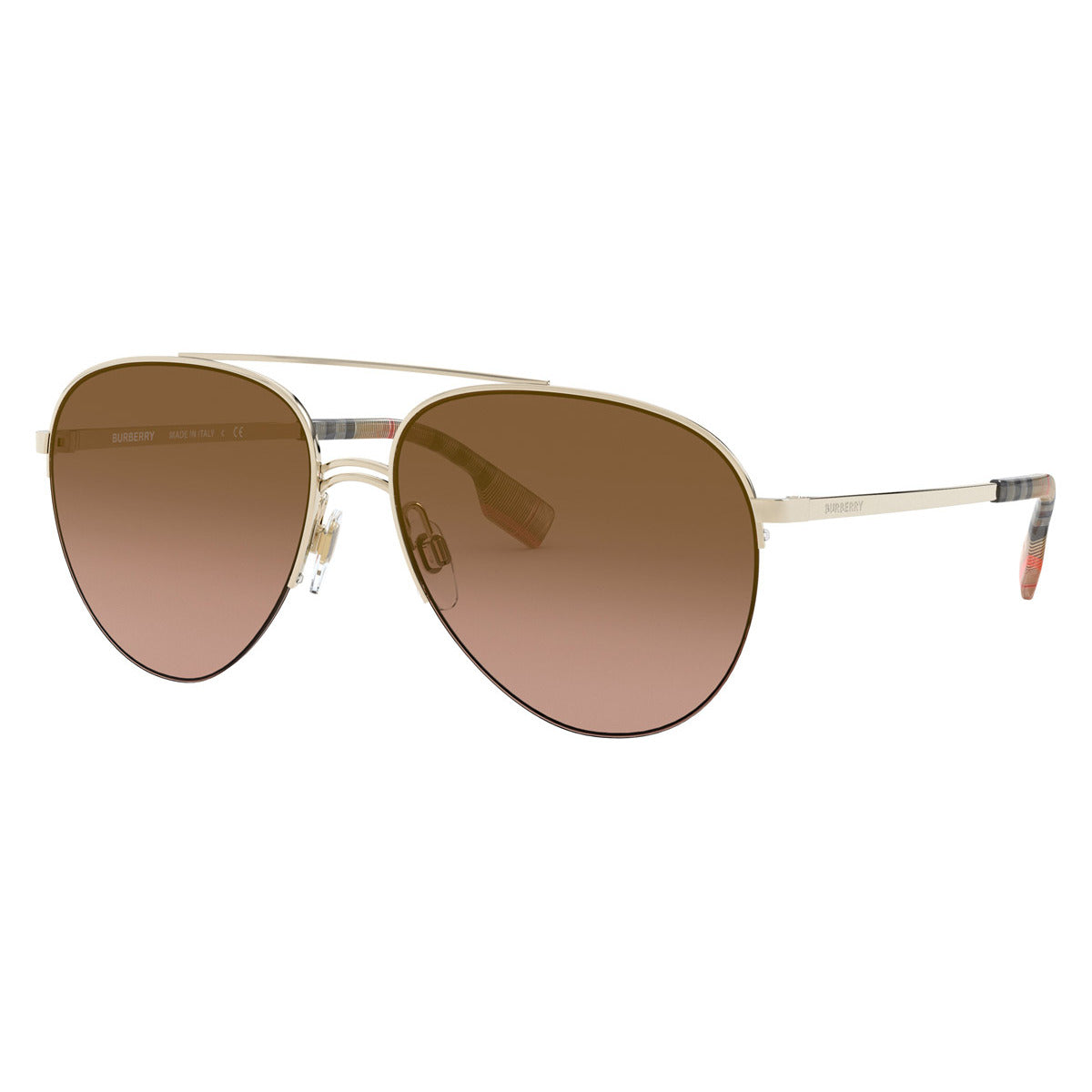 Burberry Ferry 0BE3113 110913 59 – Gold Frame Designer Sunglasses