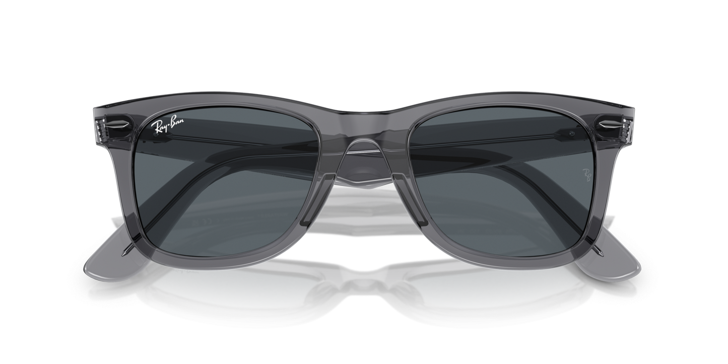 Ray-Ban Unisex Square Sunglasses Featuring UV-Protected Blue Lenses - 0RB21406773R550