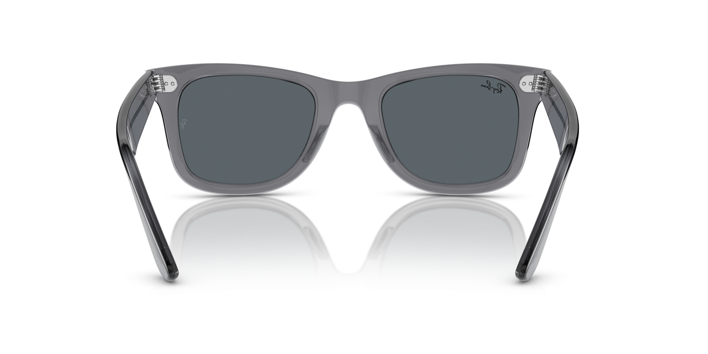 Ray-Ban Unisex Square Sunglasses Featuring UV-Protected Blue Lenses - 0RB21406773R550