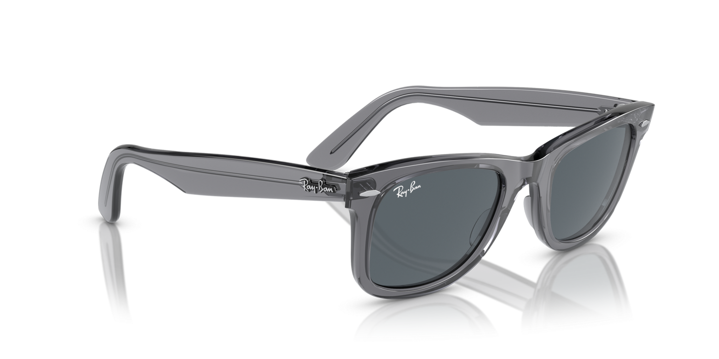Ray-Ban Unisex Square Sunglasses Featuring UV-Protected Blue Lenses - 0RB21406773R550