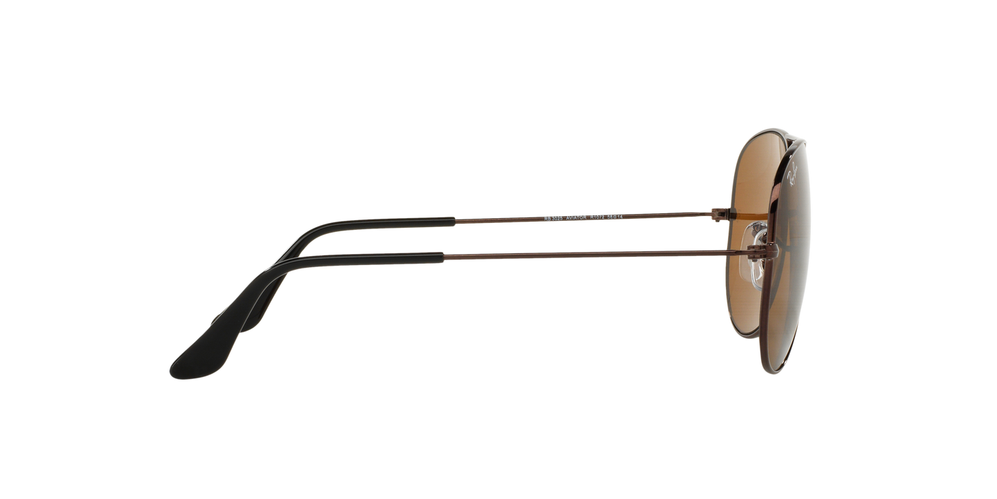 Ray-Ban Aviator Classic 0RB3025I R1072 Brown Metal Sunglasses