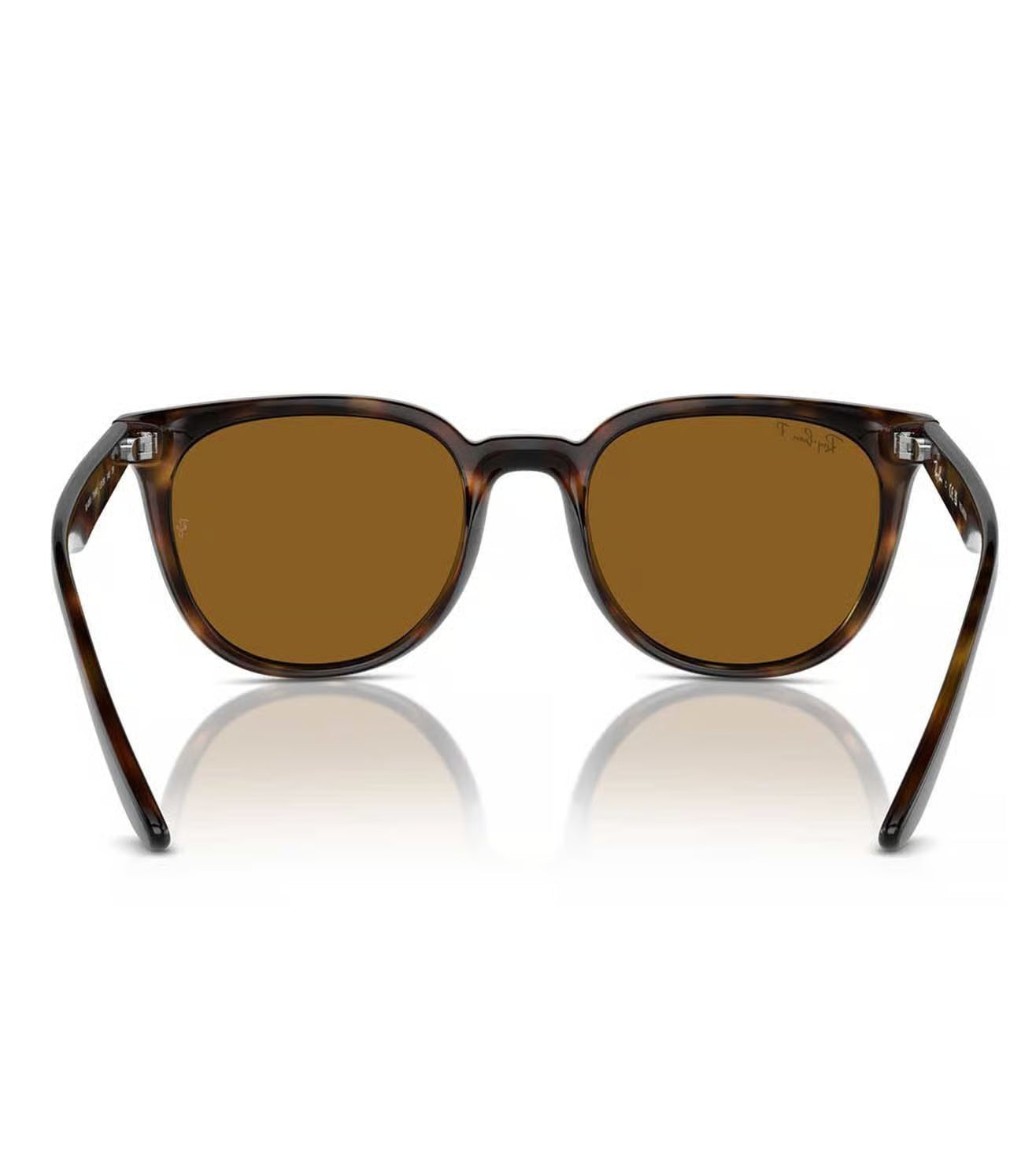 Ray-Ban 0RB4381I 710/1353 Unisex Round Sunglasses – Brown Gradient Lenses, Polished Gold Frame