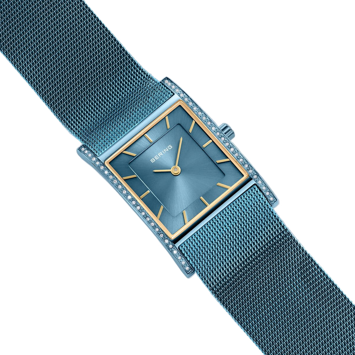Bering Classic Blue Dial Analog Watch For Women 10426-398-S
