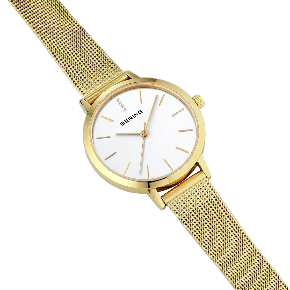 Bering Classic Silver Dial Analog Watch For Women's 13434-334-GWP