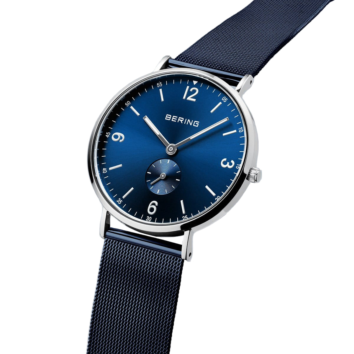 Bering Classic Blue Dial Analog Stainless Steel Women's Watch 14040-307