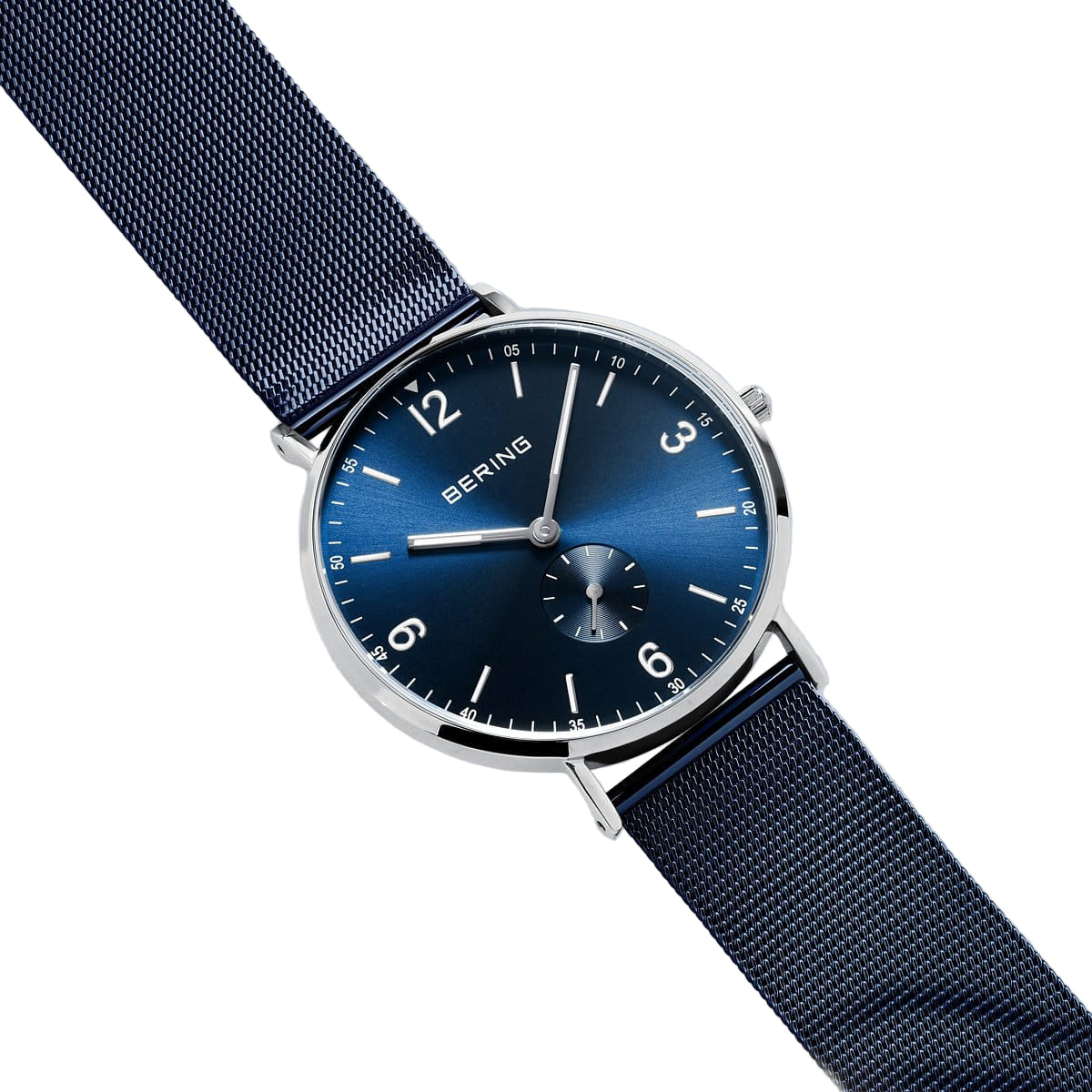Bering Classic Blue Dial Analog Stainless Steel Women's Watch 14040-307