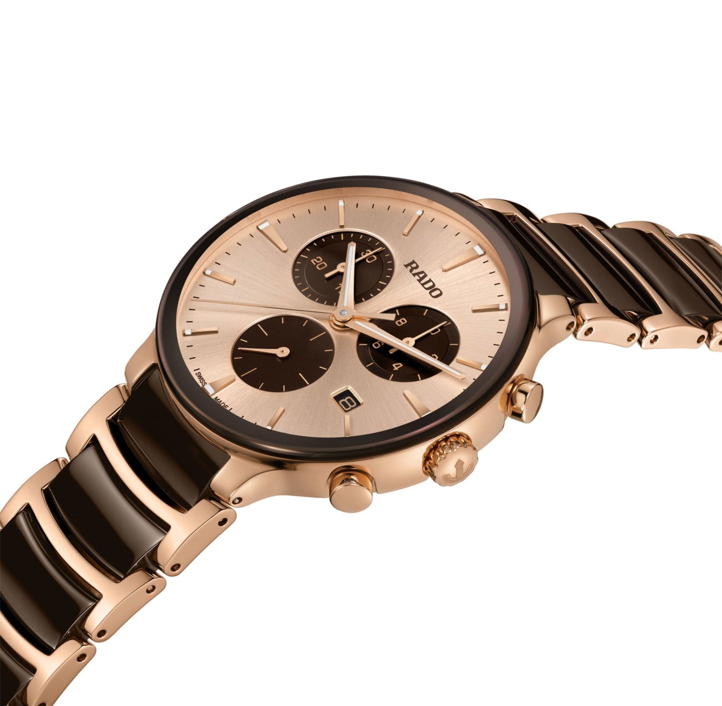 RADO Centrix Panda Quartz 41mm Chronograph Men's Watch - R30212402