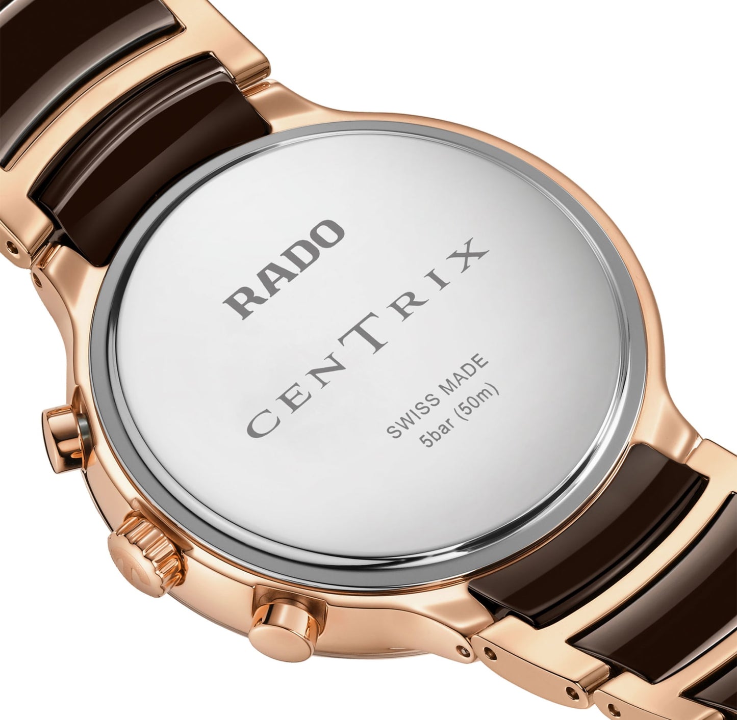 RADO Centrix Panda Quartz 41mm Chronograph Men's Watch - R30212402