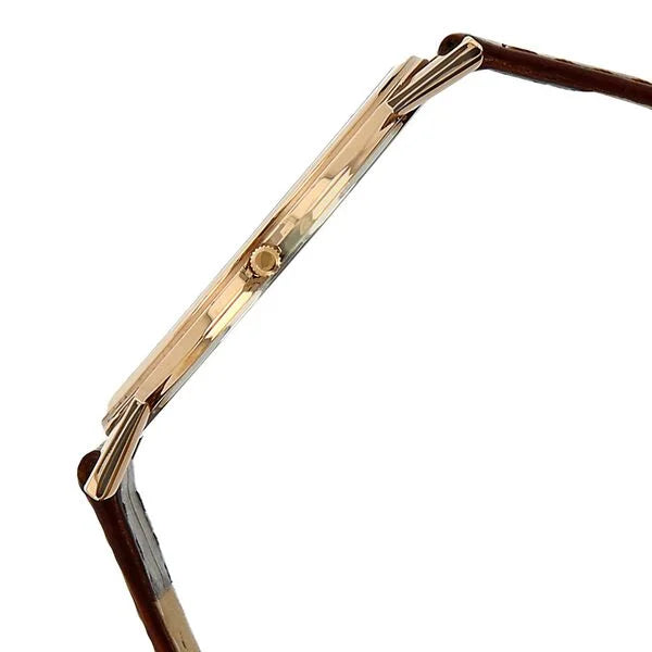 Titan Edge Quartz Analog Brown Roman Numerals Dial Men's Watch - NT1595WL03