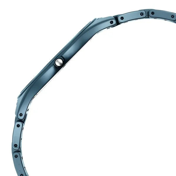 Titan Edge Ceramic Quartz in Atlantic Blue Dial Men's Watch - NT1696QC09