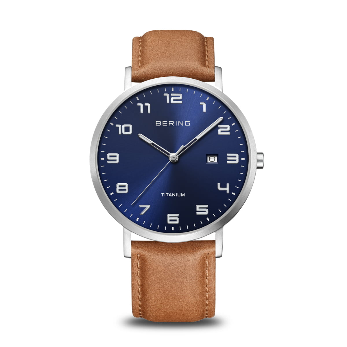 Bering Classic Blue Dial Analog Watch With Bracelet For Men 18640-567-01