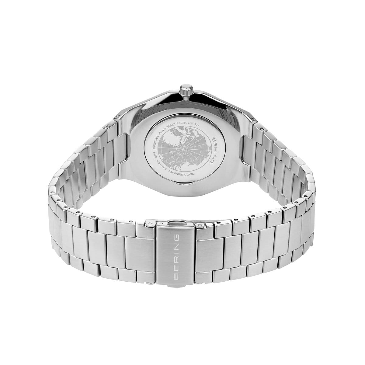 Bering Classic Blue Dial Analog Stainless Steel Watch For Men 19641-707