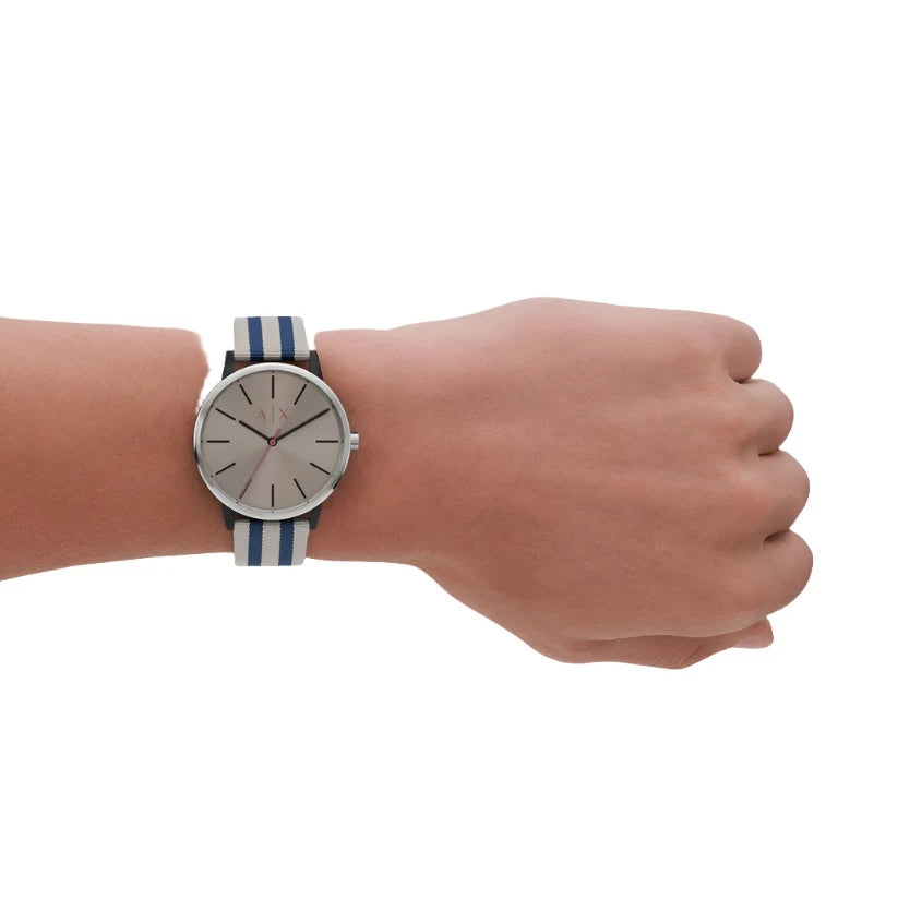 AX2757 | ARMANI EXCHANGE Male Grey Analog Fabric Watch