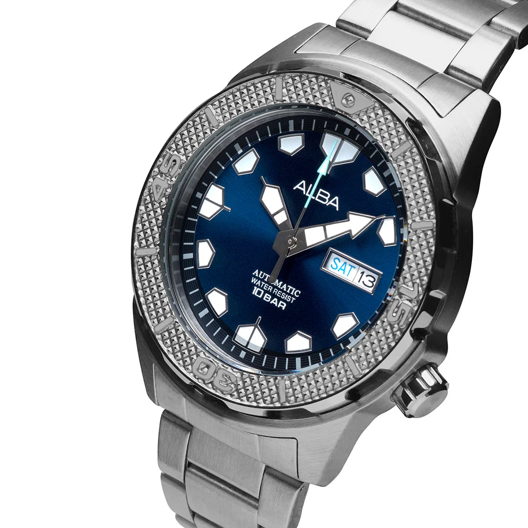 ALBA Mechanical Blue Dial  Automatic Men's Watch - AL4559X1