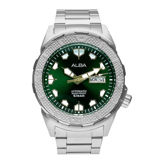 ALBA Mechanical Green Dial Automatic Men's Watch - AL4557X1