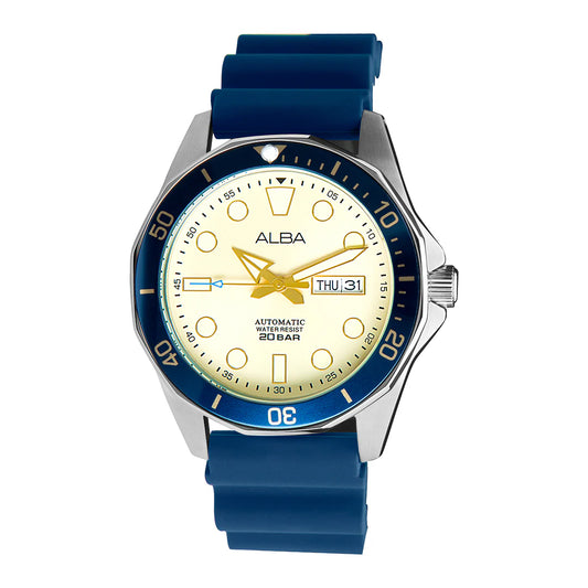 ALBA Mechanical Cream Dial Automatic Men's Watch - AL4551X1