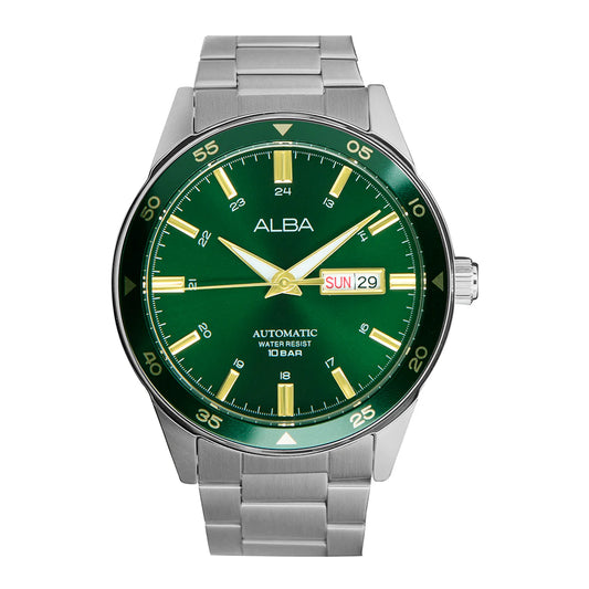 ALBA Mechanical Green Dial Automatic Men's Watch - AL4589X1