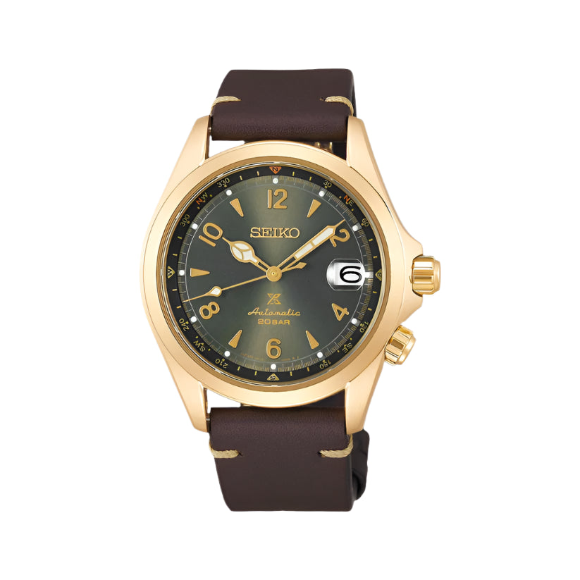 SPB210J1 | SEIKO Prospex Male Green Analog Leather Automatic Watch