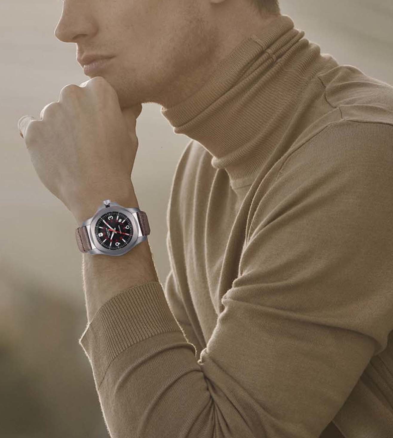 VICTORINOX I.N.O.X 43mm Round Black Dial Men's Watch - 241778