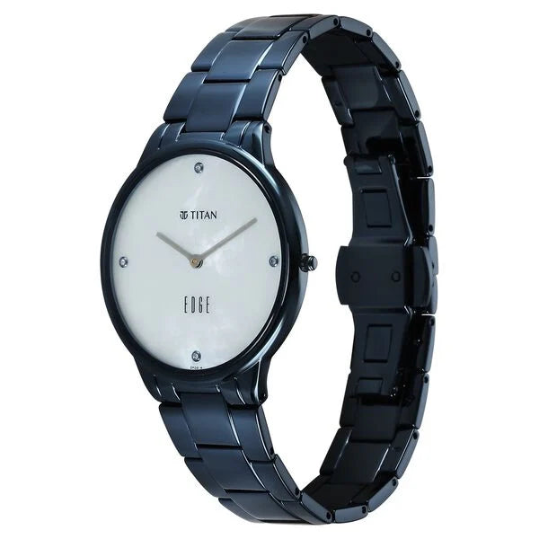 Titan Edge Metal Ladies Allure Quartz Analog Rich Dial Watch For Women - NT2734QM01