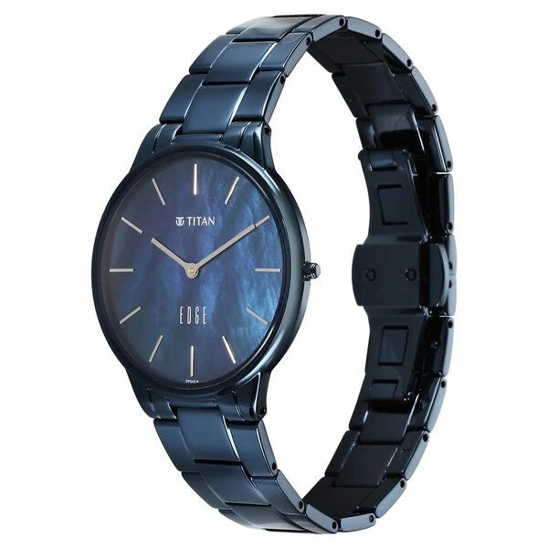 Titan Edge Metal Ladies Allure Quartz Analog Dial Watch For Women - NT2734QM02