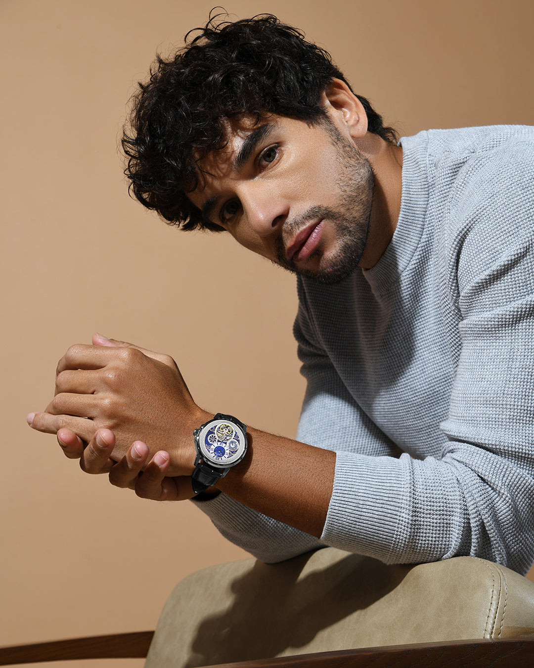 Britime Aquatica Blue Dial Multifunction Automatic Men's Watch - 274-L10506