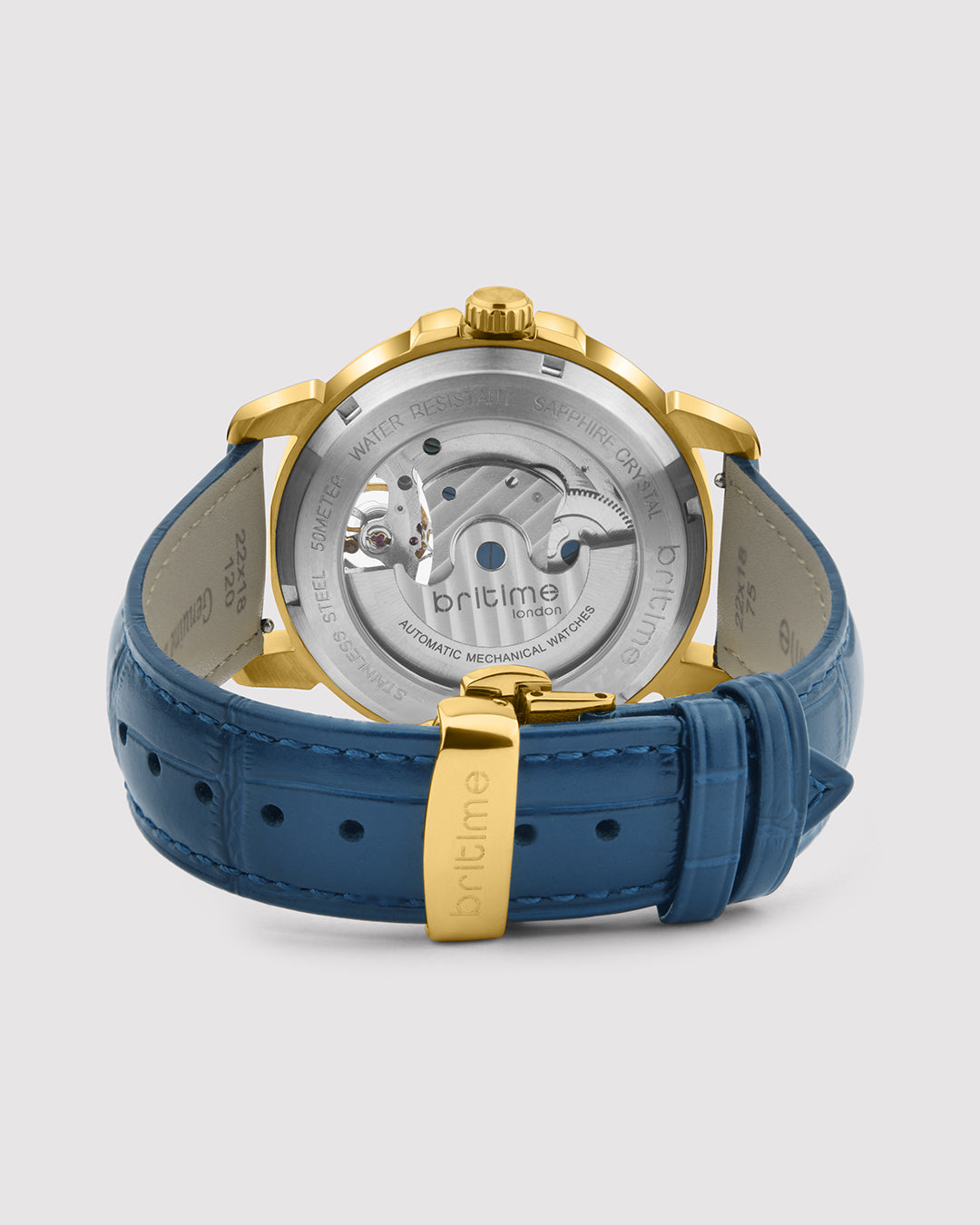 Britime Aquatica Gold Dial With Roman Numerals Men's Watch - 274-L20507
