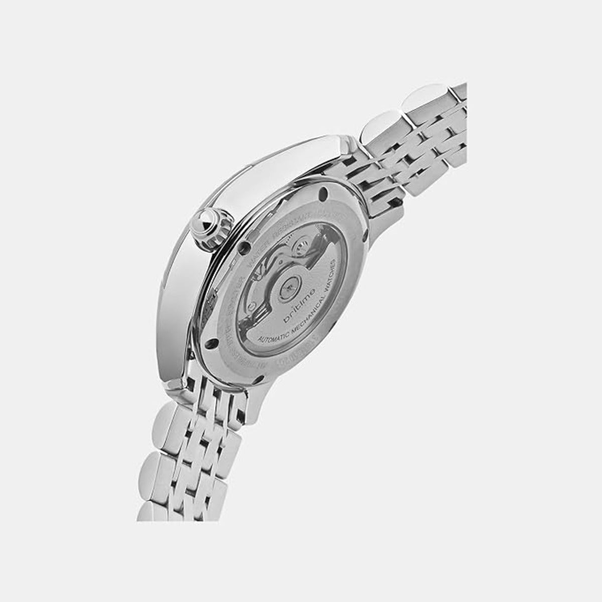 Britime Windsor Silver Dial Analog Automatic Men's Watch 318-M10201